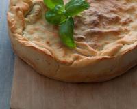 Une tarte aux pommes de terre et camembert Le Rustique, facile !