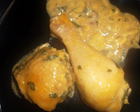 Fricassé de poulet à la portugaise