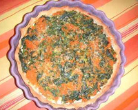 Tarte d'automne courge épinards à la Ricotta