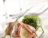 Petites brochettes de St Jacques