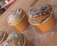 Soufflé à la rhubarbe