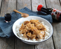 Poulet caramelisé au sésame