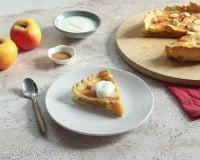Tarte aux pommes normande