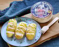 Pommes de terre à la suédoise farcies au camembert