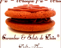 Whoppies pie chocolat, carambar & éclats de daims...