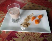 Un smoothie très frais, agréablement relevé par la saveur du gingembre.