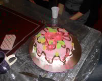 Gâteau d'Alice au pays des merveilles