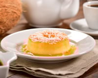 Petits flans à la noix de coco