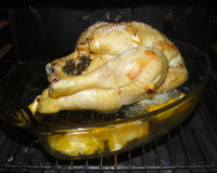Poulet rôti à l'orange