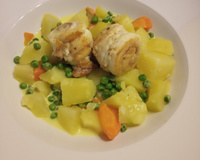 Filets de sole et Pom'Express à l'orange en cappuccino