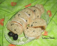 Pain aux olives à la farine complète