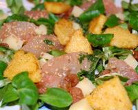 Belle alliance des ingrédients dans cette recette facile à servir pour une petite entrée sympathique.