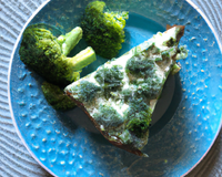 Cake aux brocolis et au bleu