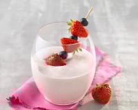 Mousse légère de fraises