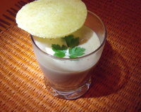 Velouté des bois sous son chapeau fromage