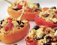 Poivrons farcis de semoule