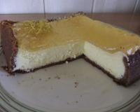 Un cheesecake rafraîchissant avec une texture moelleuse et légère, parfait pour une fin de repas.