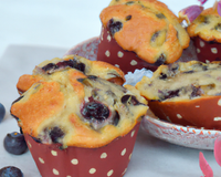 Muffins aux myrtilles faciles