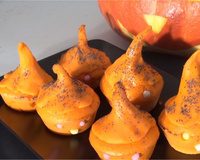 Muffins sorcière d'Halloween