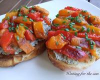 Une tartine facile à préparer pour un repas du soir, à servir pour accompagne rune soupe ou une salade.