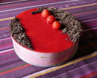 Bavarois fraises/framboises