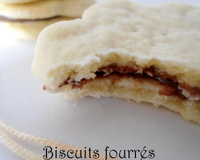 Biscuits fourrés au chocolat