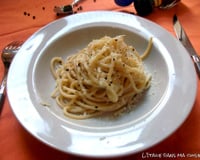 Spaghetti cacio e pepe