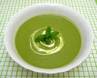 Velouté de petit pois maison
