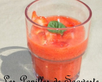 De la fraise, de la menthe et du sirop d'agave tout en douceur