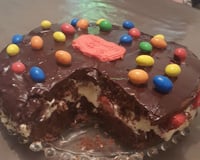 Fraisier au fondant de chocolat