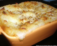 Gratin parmentier au confit de canard