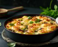 Gratin de gnocchis au thon