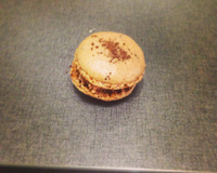 Macarons chocolat / foie gras