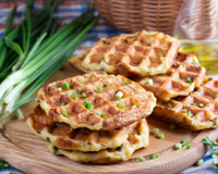Gaufres salées à la pomme de terre