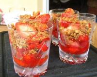 Crumble aux fraises facile