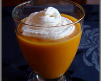 Velouté de potimarron à la crème fouettée