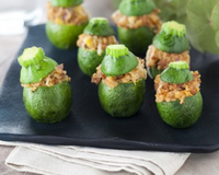 Courgettes farcies au haché d'agneau