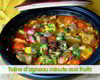 Tajine minute d'agneau