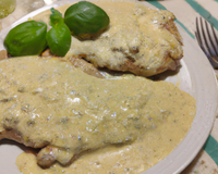 Escalope sauce moutarde