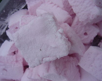Chamallow tout rose à la fraise!sans glucose et sans thermomètre!