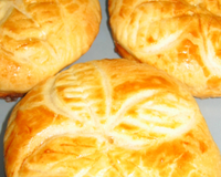 Frangipane allégée et aérée avec une crème.