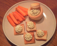Tuile de brebis et sa mousse de chèvre