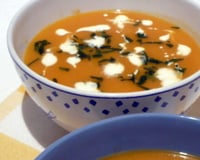 Velouté de courge jaune