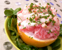 Pamplemousse aux crevettes