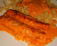 Roulés de jambon à la tomate