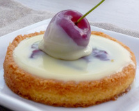 Tartelettes aux cerises et chocolat blanc
