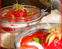L'alliance de la saveur de la Gaiguette et d'une crème de Mascarpone aux saveurs de Fraise et de basilic ... Un Suplice.