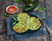 Galettes de courgettes légères