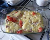 Une recette très simple et conviviale pour la famille. Elle est composée de dinde, bacon et fromage essentiellement !
