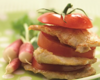 Mille-feuille de grillade de porc